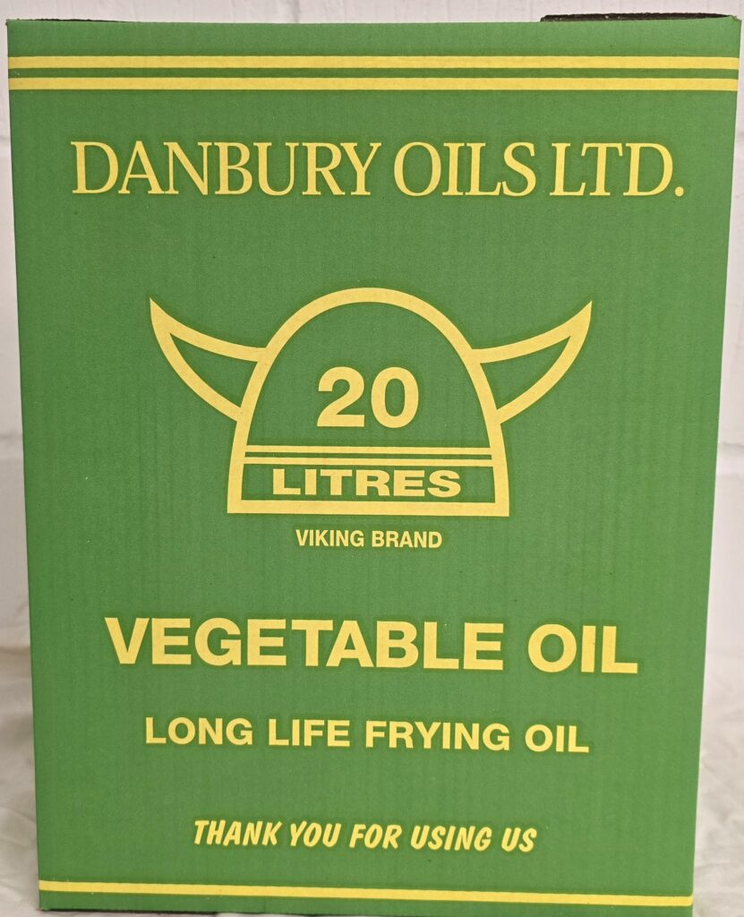 Danbury Oils Vegetable Oil ling life frying oil 20 litres